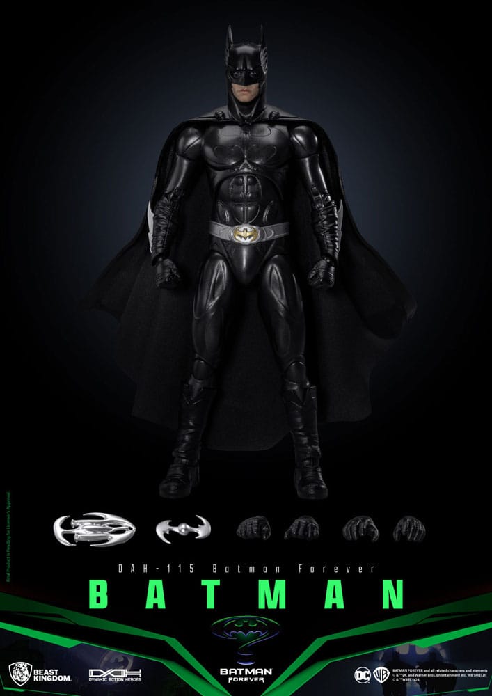 DC Comics Dynamic 8ction Heroes Actionfigur 1/9 Batman (Batman Forever) 21 cm - Preorder - ETA Ende 02.2025