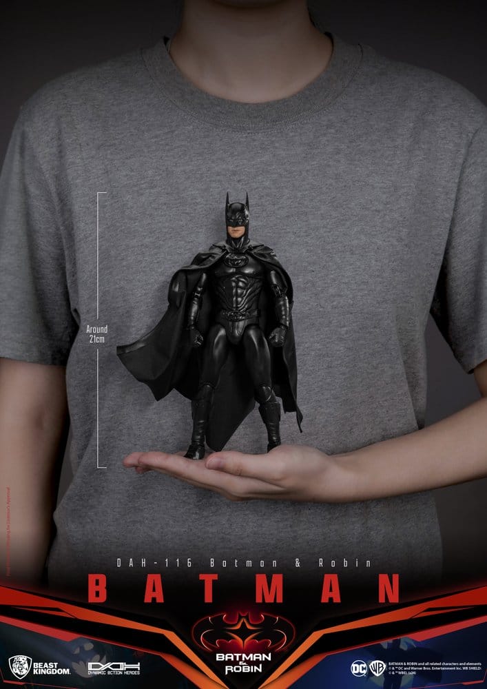 DC Comics Dynamic 8ction Heroes Actionfigur Batman (Batman & Robin) 21 cm - Preorder - ETA: 25.05.2027