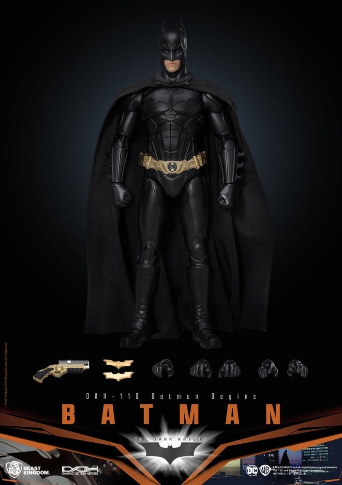 DC Comics Dynamic 8ction Heroes Actionfigur Batman (Batman Begins) 21 cm - Preorder - ETA: 25.05.2027