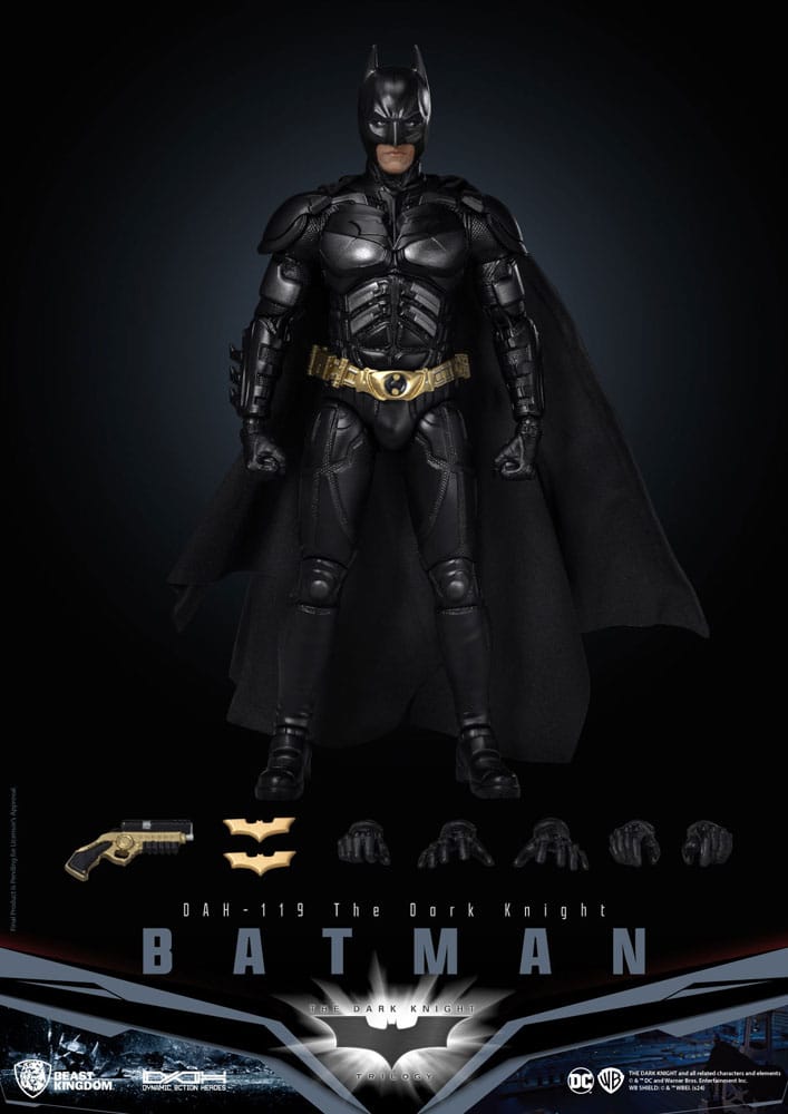 DC Comics Dynamic 8ction Heroes Actionfigur 1/9 Batman (The Dark Knight) 21 cm - Preorder - ETA Ende 02.2025