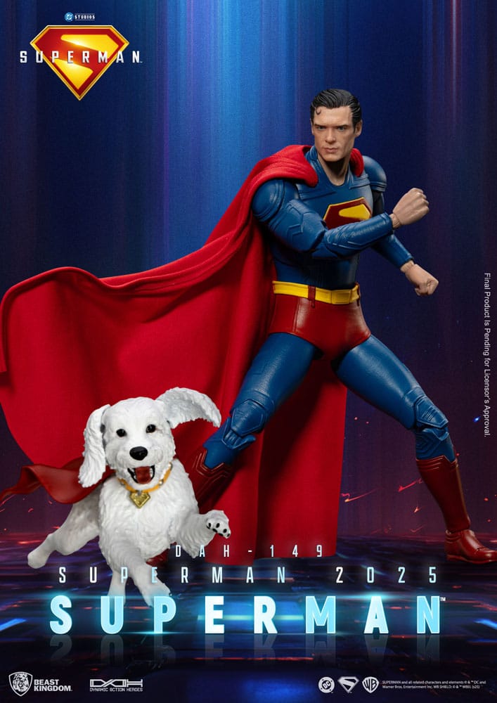 Superman (2025) Actionfigur Superman & Krypto 21 cm - Preorder - ETA: 04.01.2026