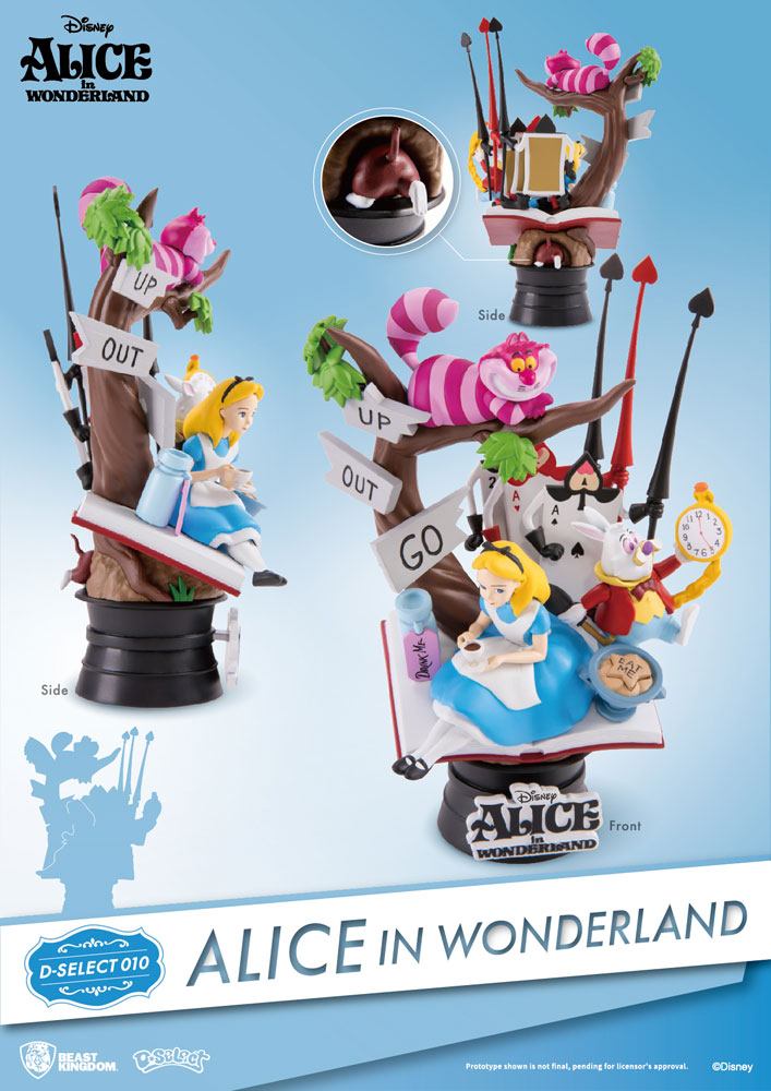 Alice im Wunderland D-Select PVC Diorama 15 cm - Versand: 5-7 Tage nach Bestellung