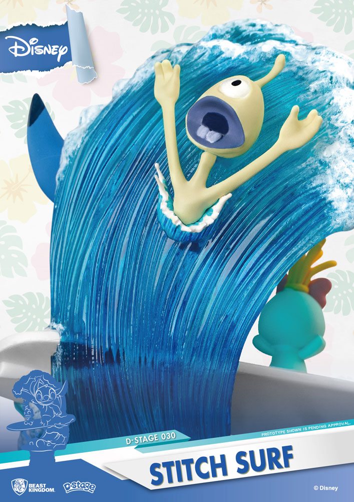 Disney Summer Series D-Stage PVC Diorama Surfer Stitch 15 cm - Versand: 7 Tage nach Bestellung