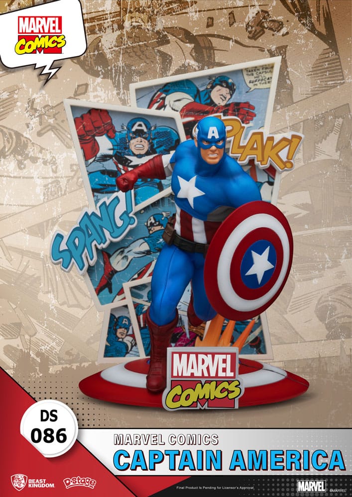 Marvel Comics D-Stage PVC Diorama Captain America 16 cm - Preorder - ETA: 25.02.2026