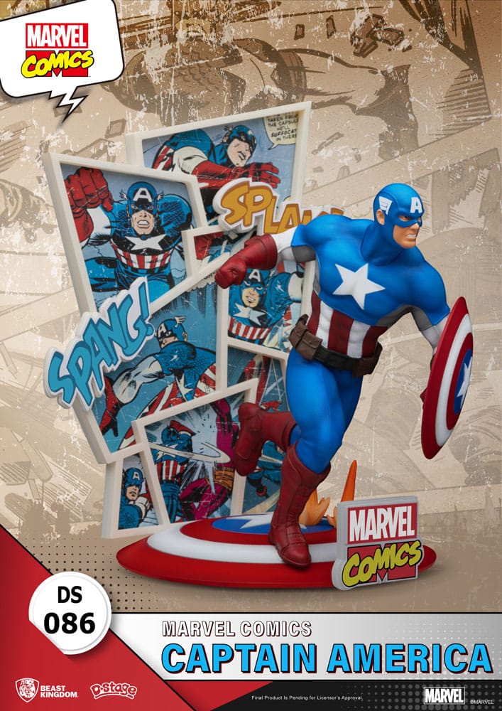 Marvel Comics D-Stage PVC Diorama Captain America 16 cm - Preorder - ETA: 25.02.2026