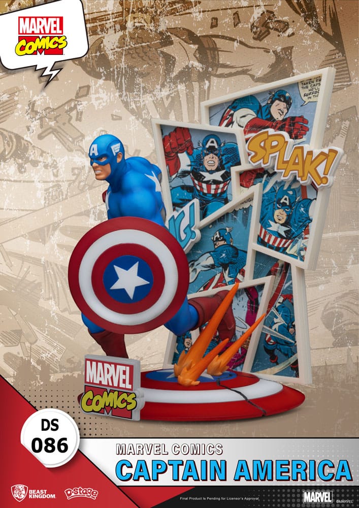 Marvel Comics D-Stage PVC Diorama Captain America 16 cm - Preorder - ETA: 25.02.2026