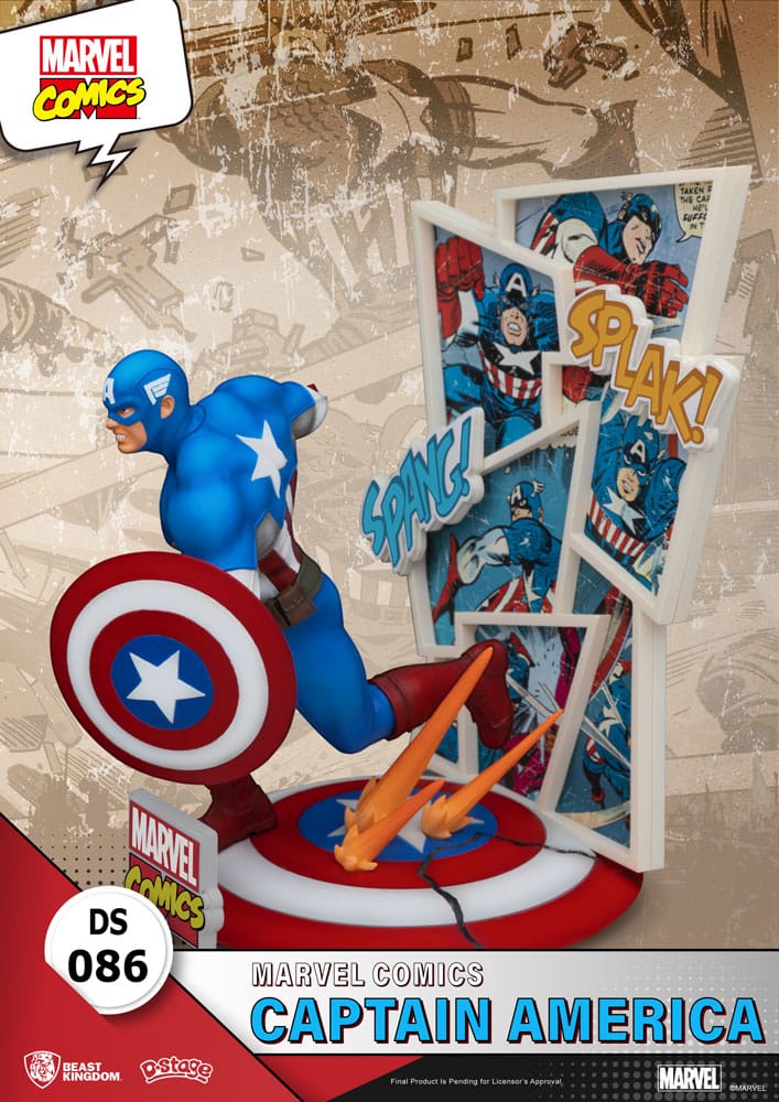 Marvel Comics D-Stage PVC Diorama Captain America 16 cm - Preorder - ETA: 25.02.2026