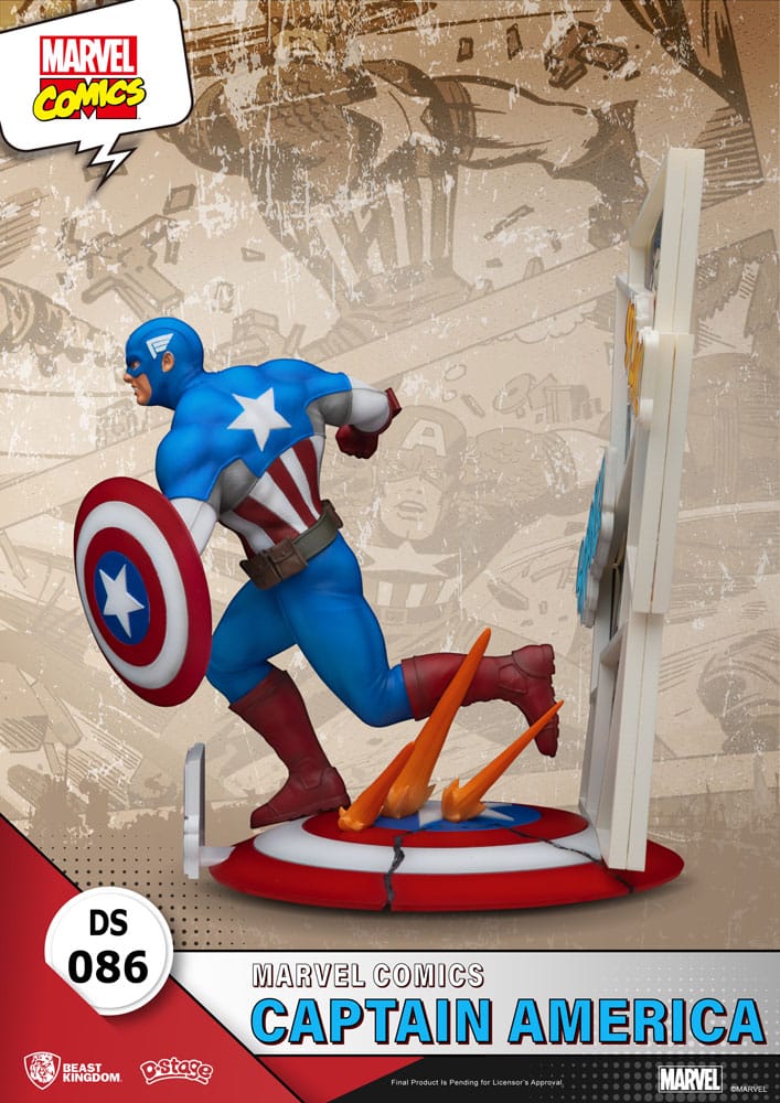 Marvel Comics D-Stage PVC Diorama Captain America 16 cm - Preorder - ETA: 25.02.2026