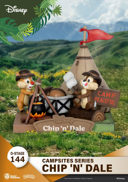 Disney D-Stage Campsite Series PVC Diorama Chip & Dale 10 cm - Preorder - ETA: 01.11.2025