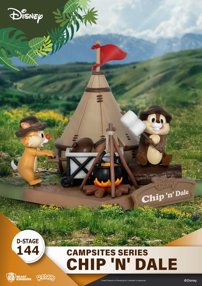 Disney D-Stage Campsite Series PVC Diorama Chip & Dale 10 cm - Preorder - ETA: 01.11.2025