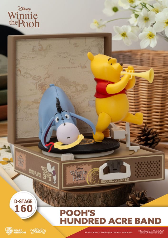 Winnie Puuh Record Player Series PVC Figur Pooh's Hundred Acre Band 12 cm - Preorder - ETA: 25.08.2026