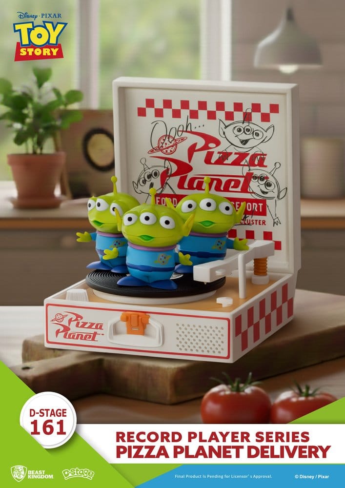 Toy Story Record Player Series PVC Figur Pizza Planet Delivery 12 cm - Preorder - ETA: 25.08.2026