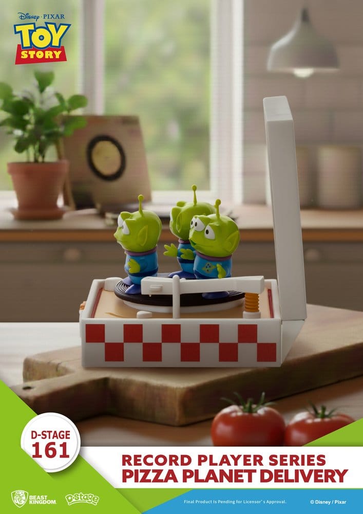 Toy Story Record Player Series PVC Figur Pizza Planet Delivery 12 cm - Preorder - ETA: 25.08.2026