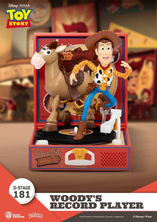 Toy Story Record Player Series PVC Figur Woody's Record Player 13 cm - Preorder - ETA: 25.08.2026