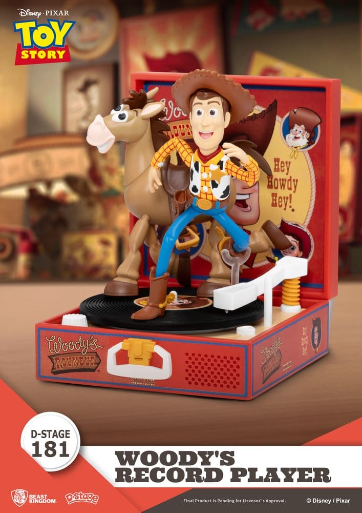 Toy Story Record Player Series PVC Figur Woody's Record Player 13 cm - Preorder - ETA: 25.08.2026