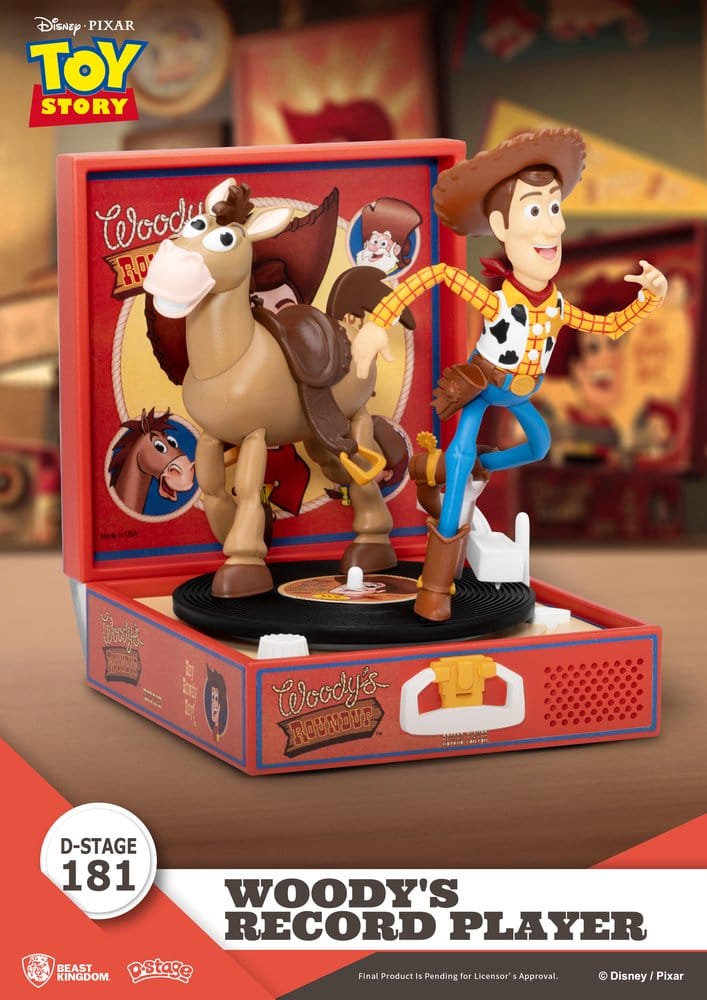 Toy Story Record Player Series PVC Figur Woody's Record Player 13 cm - Preorder - ETA: 25.08.2026