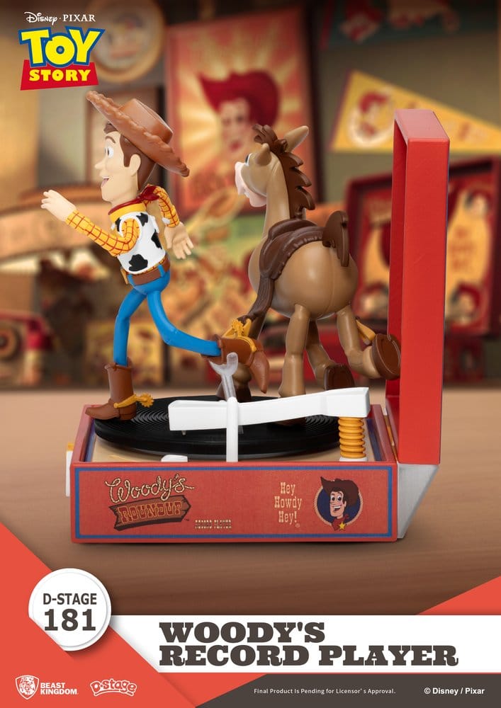 Toy Story Record Player Series PVC Figur Woody's Record Player 13 cm - Preorder - ETA: 25.08.2026