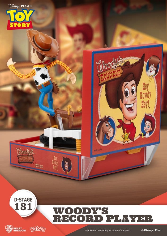 Toy Story Record Player Series PVC Figur Woody's Record Player 13 cm - Preorder - ETA: 25.08.2026