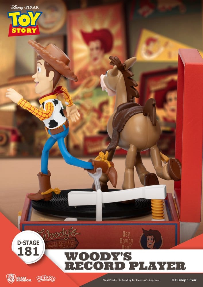 Toy Story Record Player Series PVC Figur Woody's Record Player 13 cm - Preorder - ETA: 25.08.2026