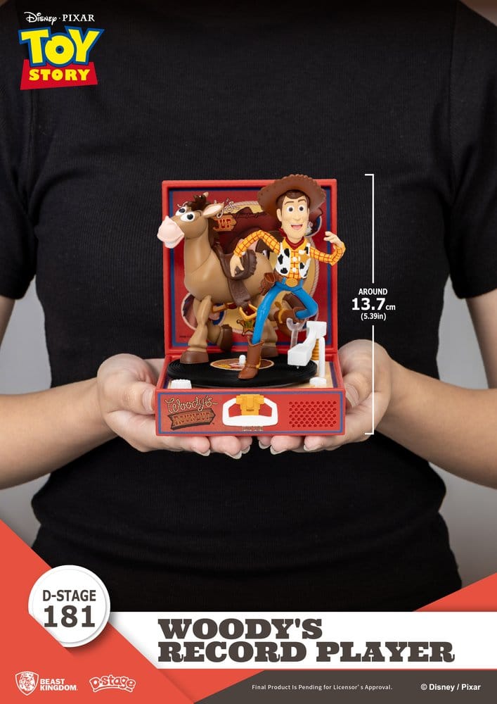 Toy Story Record Player Series PVC Figur Woody's Record Player 13 cm - Preorder - ETA: 25.08.2026