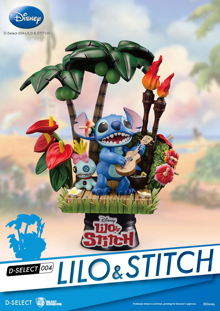 Disney D-Stage PVC Diorama Stitch 14 cm - Versand: 7 Tage nach Bestellung
