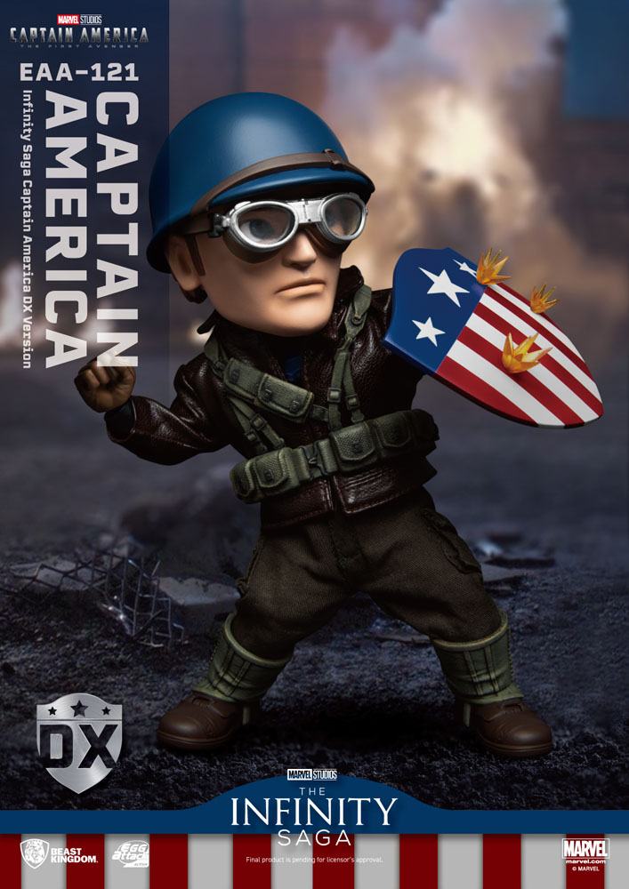 Captain America: The First Avenger Egg Attack Action Actionfigur Captain America DX Version 17 cm - Versand: 5-7 Tage nach Bestellung