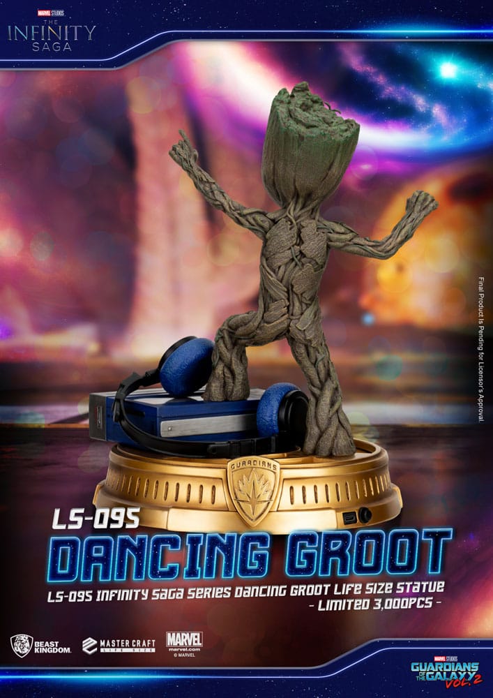 Guardians of the Galaxy 2 Life-Size Statue Dancing Groot heo EU Exclusive 32 cm - Versand: 5-7 Tage nach Bestellung