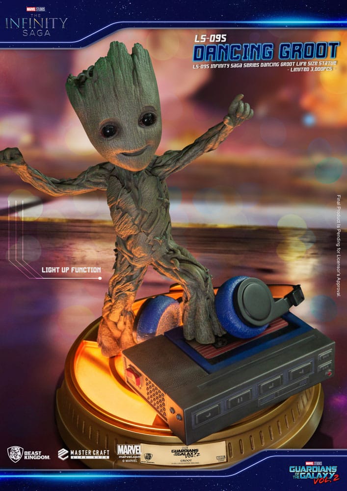Guardians of the Galaxy 2 Life-Size Statue Dancing Groot heo EU Exclusive 32 cm - Versand: 5-7 Tage nach Bestellung