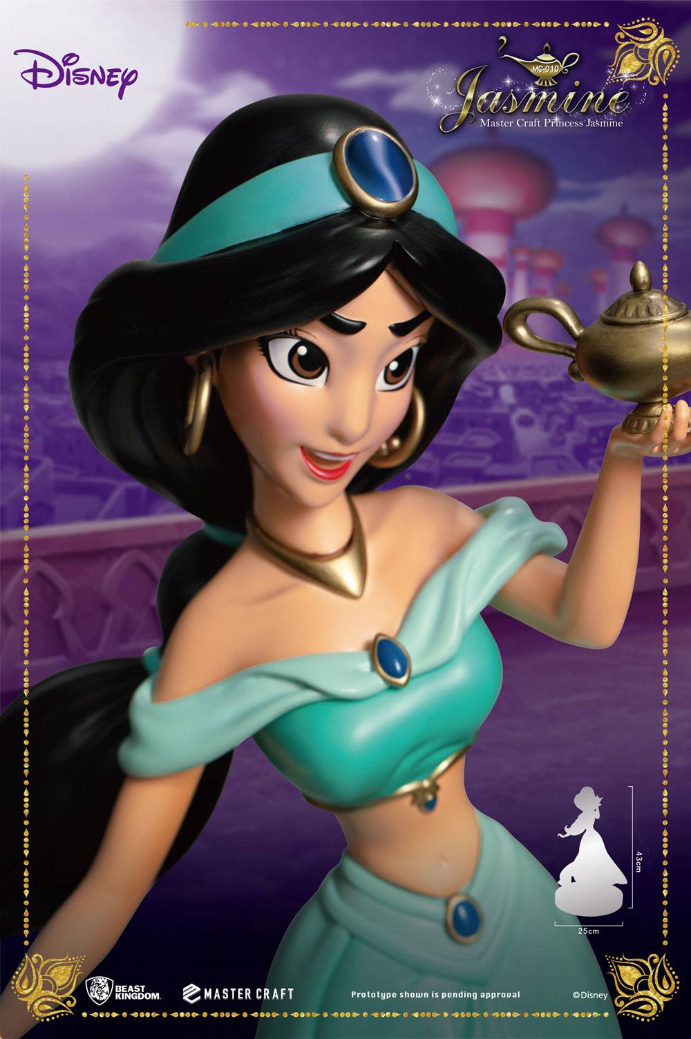 Disney (Aladdin) Master Craft Statue Jasmin 38 cm    - Versand: 5-7 Tage nach Bestellung