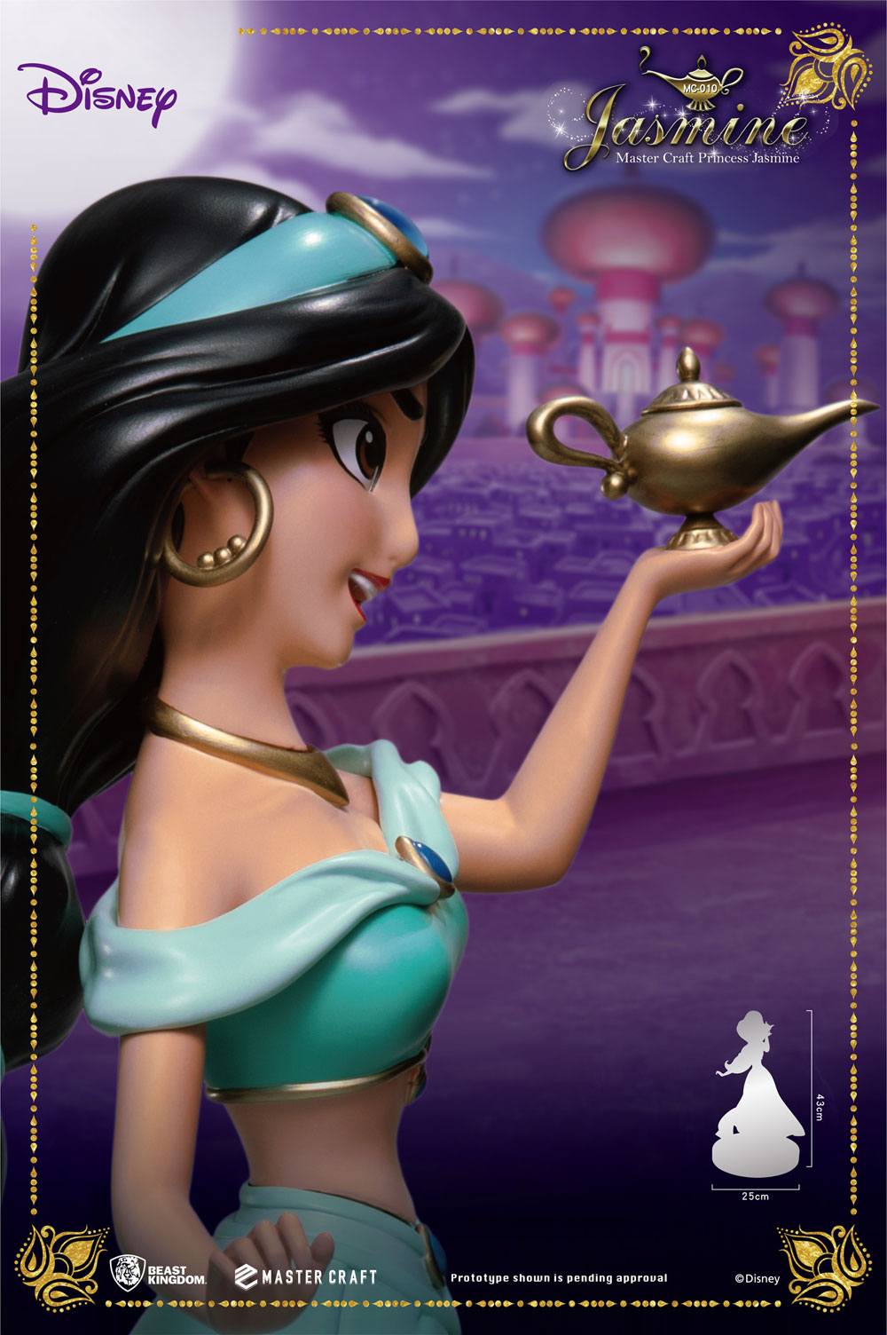 Disney (Aladdin) Master Craft Statue Jasmin 38 cm    - Versand: 5-7 Tage nach Bestellung