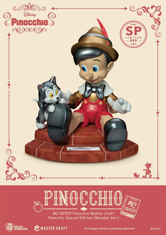 Disney Master Craft Statue Pinocchio Wooden Ver. Special Edition 27 cm - Preorder - ETA: 10.02.2027