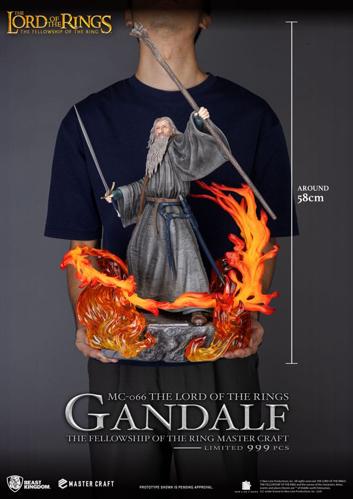 Herr der Ringe Master Craft Statue Gandalf 58 cm    - Preorder - ETA: 25.11.2025