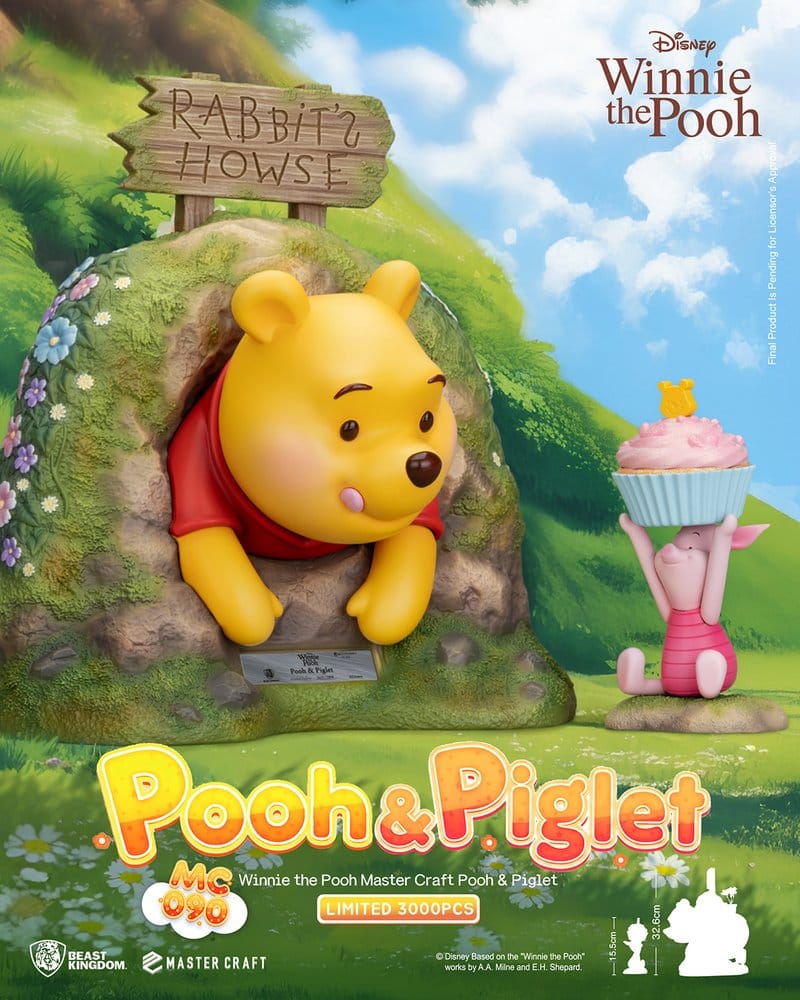 Disney Master Craft Statue Winnie Puuh & Ferkel 33 cm - Preorder - ETA: 28.12.2026