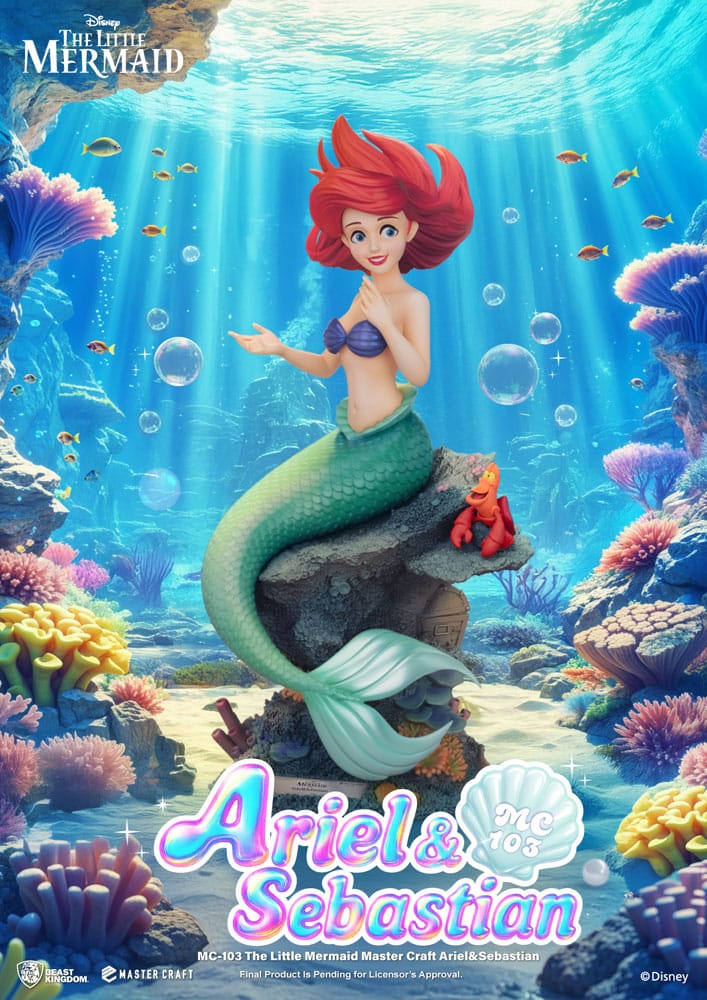 Arielle, die Meerjungfrau Master Craft Statue Arielle & Sebastian 42 cm - Preorder - ETA: 25.11.2026