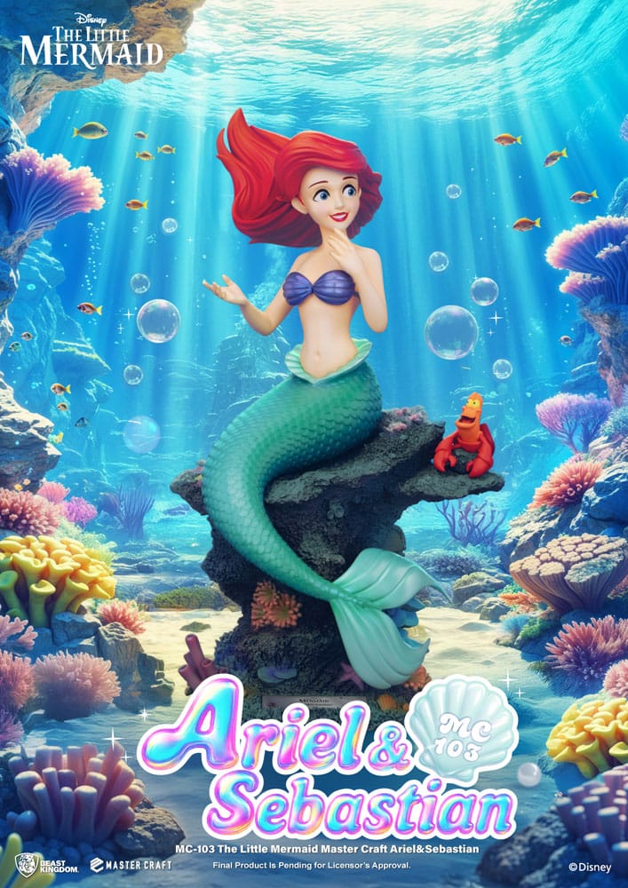 Arielle, die Meerjungfrau Master Craft Statue Arielle & Sebastian 42 cm - Preorder - ETA: 25.11.2026