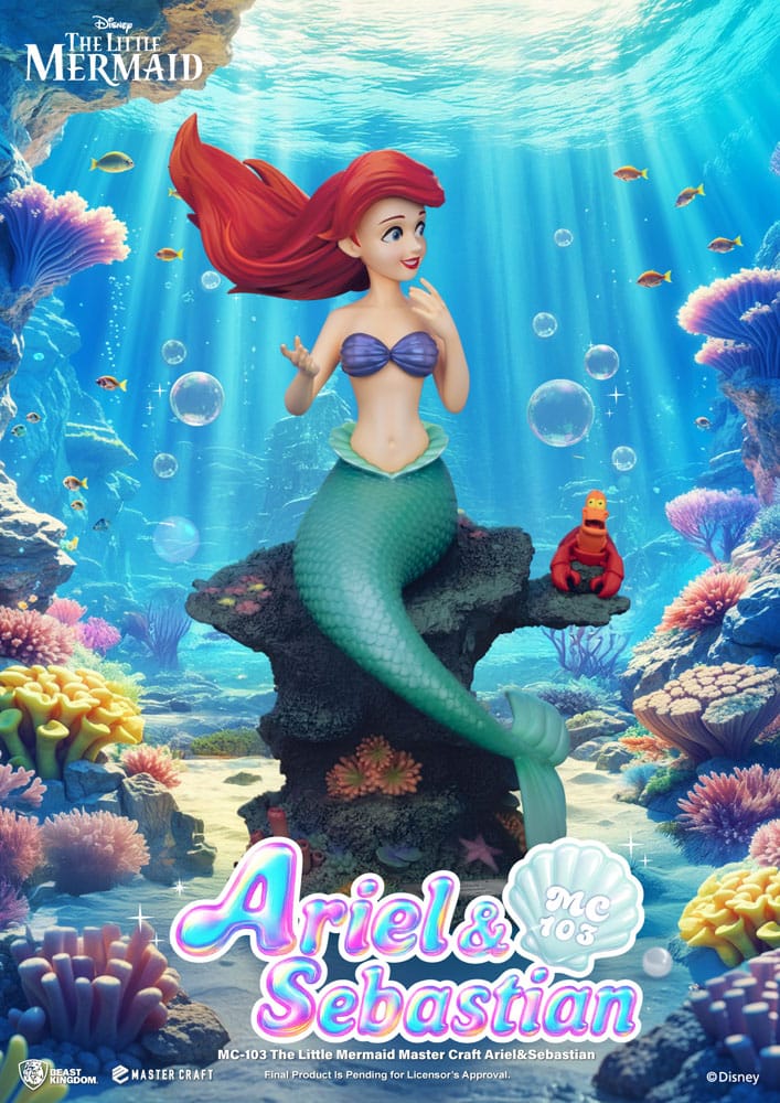 Arielle, die Meerjungfrau Master Craft Statue Arielle & Sebastian 42 cm - Preorder - ETA: 25.11.2026