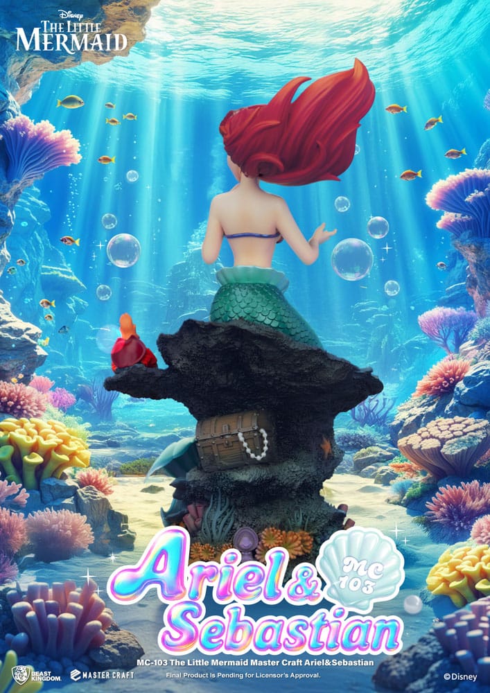 Arielle, die Meerjungfrau Master Craft Statue Arielle & Sebastian 42 cm - Preorder - ETA: 25.11.2026