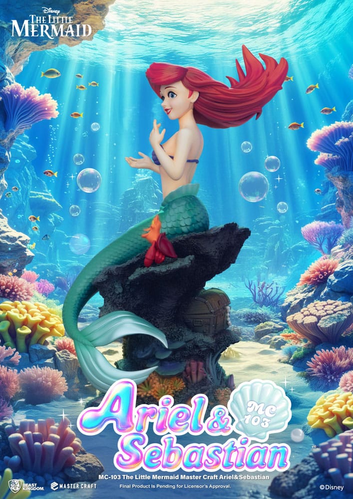 Arielle, die Meerjungfrau Master Craft Statue Arielle & Sebastian 42 cm - Preorder - ETA: 25.11.2026
