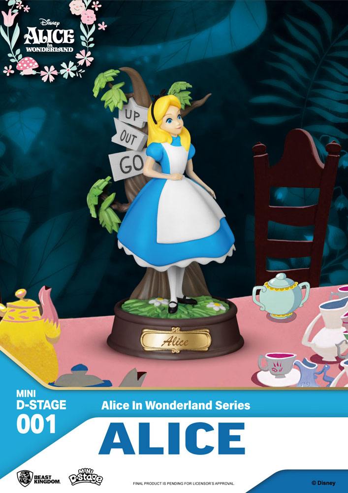 Alice im Wunderland Mini Diorama Stage Statuen 6-er Pack 10 cm - Preorder - ETA: 20.08.2026