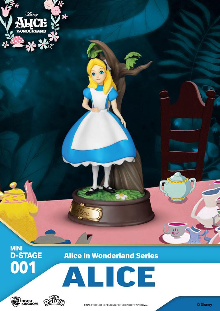 Alice im Wunderland Mini Diorama Stage Statuen 6-er Pack 10 cm - Preorder - ETA: 20.08.2026