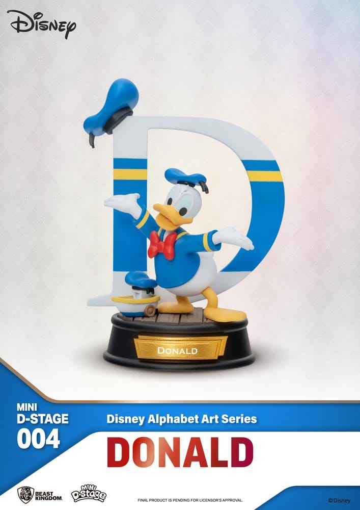 Disney Mini Diorama Stage Statuen 6-er Pack Alphabet Art 10 cm - Preorder - ETA: 01.09.2026