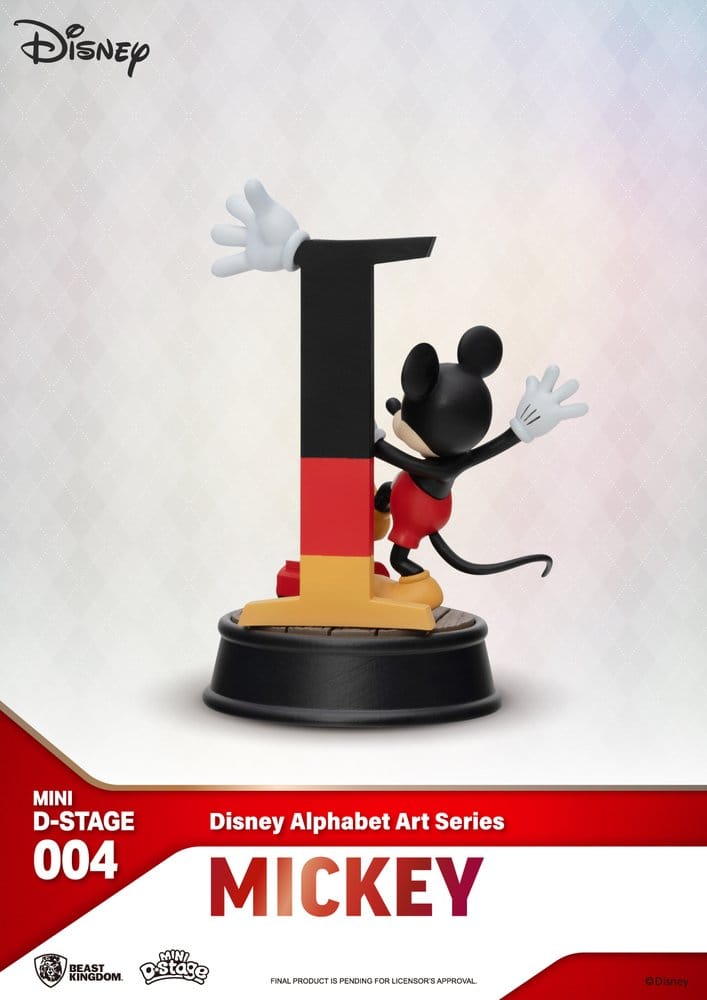 Disney Mini Diorama Stage Statuen 6-er Pack Alphabet Art 10 cm - Preorder - ETA: 01.09.2026