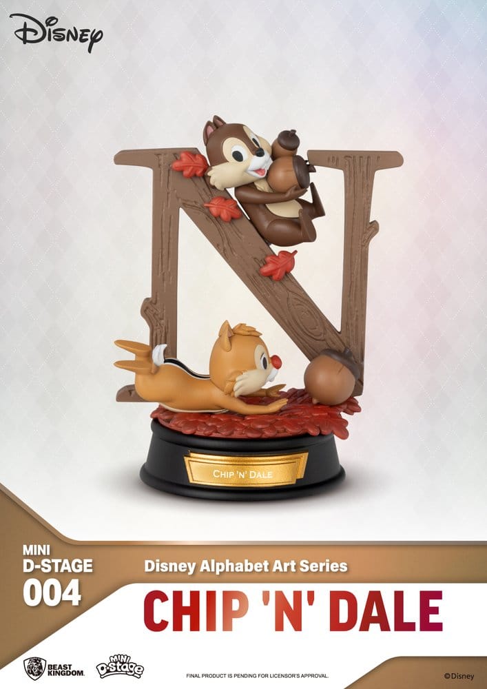 Disney Mini Diorama Stage Statuen 6-er Pack Alphabet Art 10 cm - Preorder - ETA: 01.09.2026