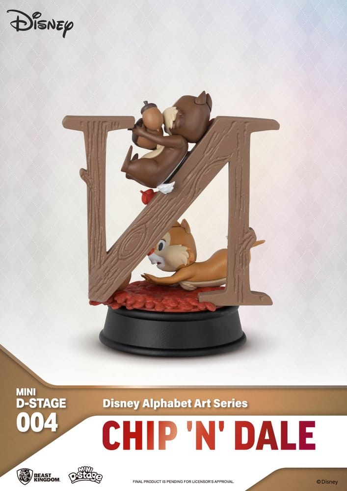 Disney Mini Diorama Stage Statuen 6-er Pack Alphabet Art 10 cm - Preorder - ETA: 01.09.2026
