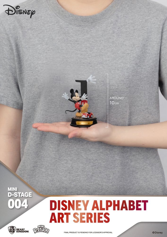 Disney Mini Diorama Stage Statuen 6-er Pack Alphabet Art 10 cm - Preorder - ETA: 01.09.2026