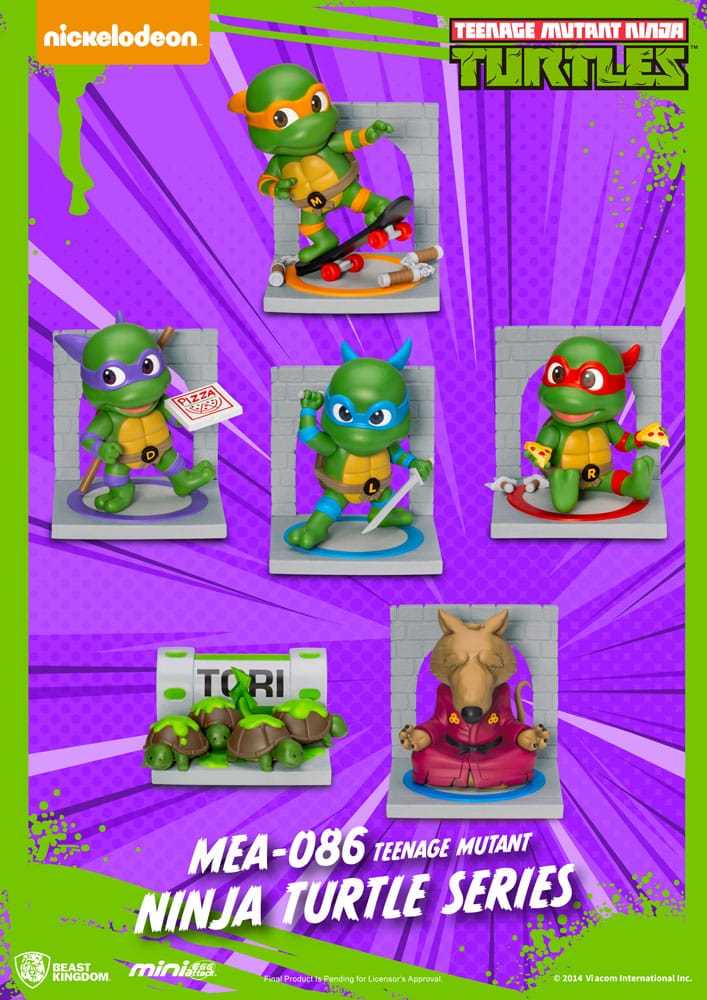 Teenage Mutant Ninja Turtles Mini Egg Attack Blind Box Figuren Series Sortiment 12 cm (6) - Preorder - ETA: 29.12.2025