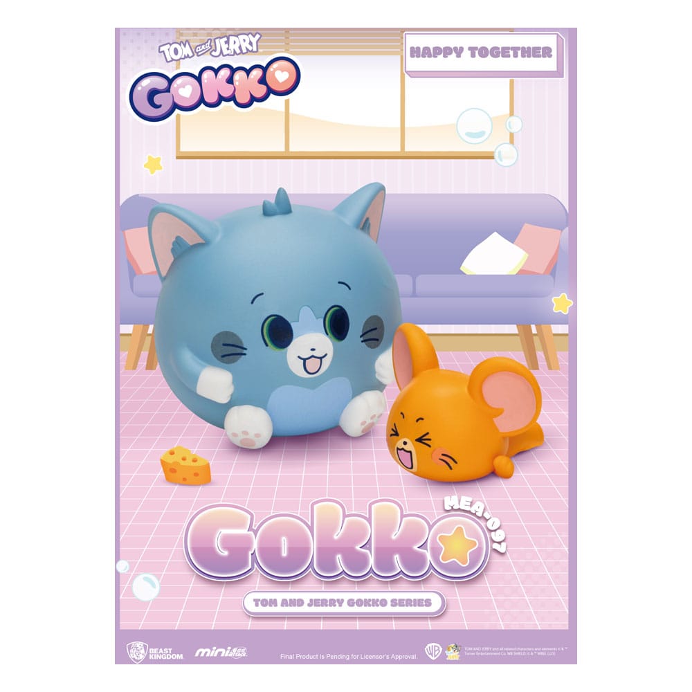 Tom & Jerry Gokko Series Figuren Blind Box (6)  - Versand: 7 Tage nach Bestellung