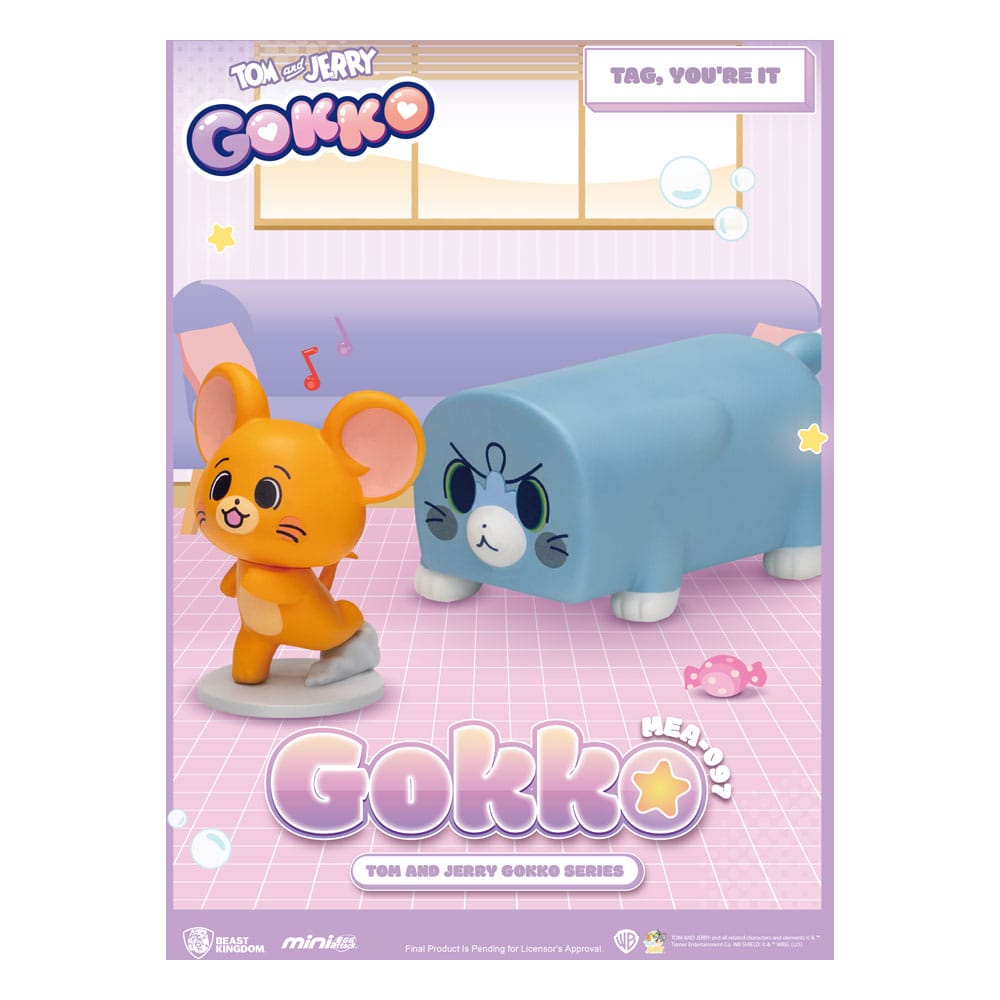Tom & Jerry Gokko Series Figuren Blind Box (6)  - Versand: 7 Tage nach Bestellung