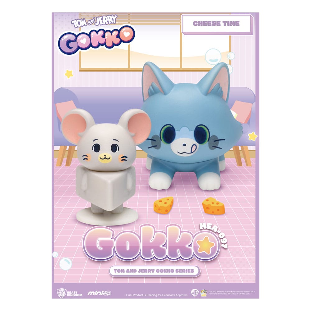 Tom & Jerry Gokko Series Figuren Blind Box (6)  - Versand: 7 Tage nach Bestellung