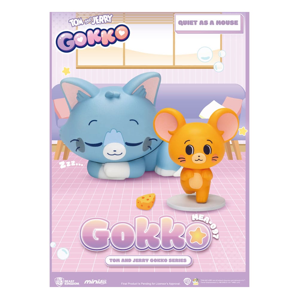 Tom & Jerry Gokko Series Figuren Blind Box (6)  - Versand: 7 Tage nach Bestellung